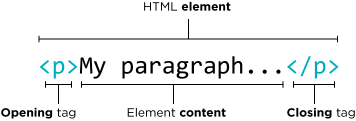 Html store for paragraph